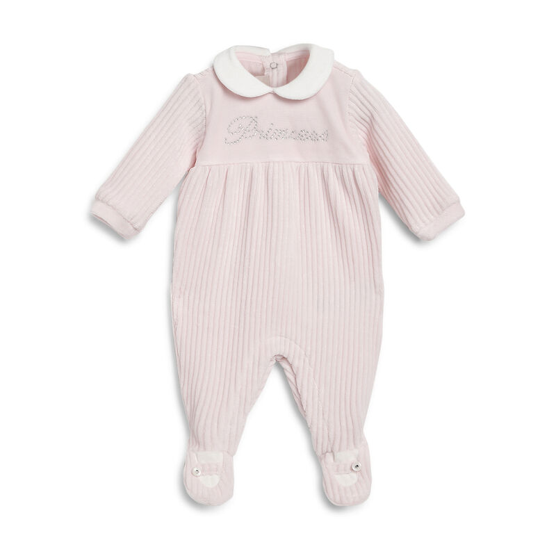 Girls Solid Leg Opening Babysuit image number 0